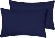 Fronha Hriksh Toddler 33x46 cm de algodão egípcio azul marinho