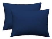 Fronha iMaylex Soft 100% algodão egípcio azul marinho (2)