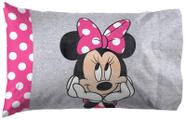 Fronha Jay Franco Disney Minnie Mouse Be Happy Single Fronha Jay Franco Disney Minnie Mouse Be Happy Single