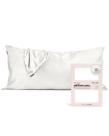 Fronha Kitsch Satin Queen Ivory com Zíper - Para Cabelo e Pele