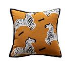 Fronha Modern Minimalist Zebra Print Poliéster 45x45cm
