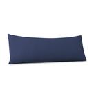 Fronha para Travesseiro Corporal Zaizaihome Algodão Egípcio 51x137 cm Azul Marinho