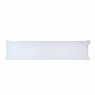 Fronha para Travesseiro de Corpo 40x130cm Percal 200 Fios 100% Algodão Branca Arrumadinho Enxovais
