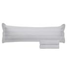 Fronha para Travesseiro de Corpo 50x1,35 Cinza Hiper Percal Ninara
