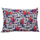 Fronha Portallar Malha Disney Estampada Marvel Spider White 48cmx68cm Branco