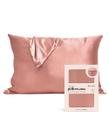 Fronha Queen Size Kitsch Satin Terracotta com Zíper