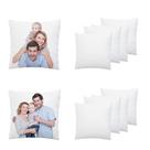Fronha Sublimation Blanks Throw, pacote com 10, 40x40cm, branca