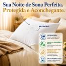 Fronha Travesseiro 50x70cm Branco Malha Capa Impermeavel G -