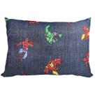 Fronha Vingadores Avulsa Meninos Avenger Cubo Mescla Malha 100% Algodão 48cm x 68cm Portallar