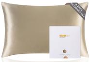 Fronha ZIMASILK 100% Pure Mulberry Silk King 51x91cm Taupe