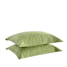 Fronhas de microfibra bordada Marcielo, 2 peças, verde