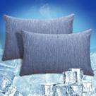 Fronhas de resfriamento CHOSHOME Q-Max 0,45, pacote com 2 unidades, azul