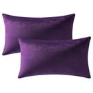 Fronhas DEZENE Purple Velvet 30x50cm, pacote com 2