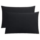 Fronhas FLXXIE Microfiber Queen 20x30cm pretas (pacote com 2) Fronhas FLXXIE Microfiber Queen 20x30cm pretas (pacote com 2)