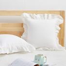 Fronhas Mywinlle Vintage Off White com babado 100% algodão Fronhas Mywinlle Vintage Off White com babado 100% algodão