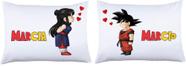 Fronhas Personalizadas Dragon Ball Goku E Chichi Fronhas Personalizadas Dragon Ball Goku E Chichi