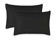 Fronhas Pure Bamboo Queen 100% orgânicas de viscose preta (2)