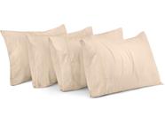 Fronhas Utopia Bedding King, pacote com 4, 20x40cm, microfibra