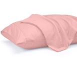 Fronhas Utopia Bedding Queen, pacote com 2 unidades, microfibra rosa