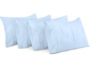 Fronhas Utopia Bedding Queen Size, pacote com 4, azul gelo