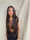 Front lace Lacewig full hd premium Morena Iluminada lisa 80cm longa