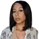 Front Lace Lisa Curta Cabelo Humano Preto 30 Cm Envio Gratis