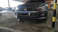 Frontlip VW Virtus Modelo Europeu Black piano Frontlip VW Virtus Modelo Europeu Black piano