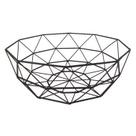 Frureira de metal preto 31,5cm x 31,5cm x 12cm