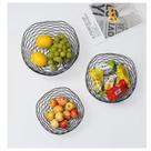 Fruteira 29x27x10 aramado preto bm362663