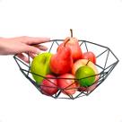 Fruteira Aramada Organizador De Frutas Cesto Metal Cozinha