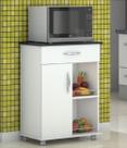 Fruteira Armário Balcão Microondas Frutas Bebedouro de Cozinha Branco