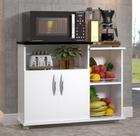 Fruteira Balcão 2 Portas Cozinha Base Microondas Multiuso