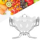 Fruteira Centro De Mesa Cesto De Fruta Branca N308 Pracasa