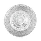 Fruteira Centro Mesa Vidro 30cm Decorativa Transparente Luxo