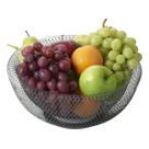 Fruteira De Mesa Aramada 25,00 X 10,00 Cm Metal Preto Centro De Mesa Decorativo Cesto De Frutas Top Chef