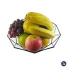 Fruteira De Mesa Aramada Em Metal Preto Bancada Cozinha - Domo Fruteira De Mesa Aramada Em Metal Preto Bancada Cozinha - Domo