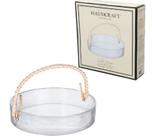 Fruteira de Mesa de Vidro Redonda com Alça Hauskraft Premium