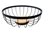 Fruteira De Mesa Decorativa Redonda Minimalista Aramado