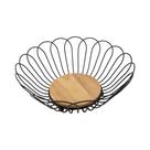 Fruteira de Mesa Metal/MDF Elegância, Organização e Versatilidade Fruteira de Mesa Metal/MDF Elegância, Organização e Versatilidade