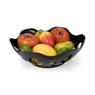 Fruteira de Mesa Vazada Plástica Decorativa Moderna Resistente Multiuso para Cozinha Sala e Bancada