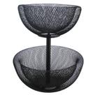 Fruteira de Metal Preto 2 Andares - Decorafast Plus