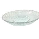 Fruteira de Vidro Centro de Mesa Cristal 30CM Moderna para Servir Saladas e Frutas Cozinha Gourmet Versatil.