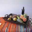 Fruteira em Chapa de Aço Rústica Premium