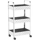 Fruteira Multiuso Aço Inox com Roda - Modelo 14.01 - Mak Inox