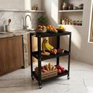 Fruteira Organizadora em Inox com 3 Níveis Estrutura Resistente e Design Moderno para Qualquer Ambiente Fruteira Organizadora em Inox com 3 Níveis Estrutura Resistente e Design Moderno para Qualquer Ambiente