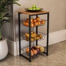 Fruteira Organizadora LI035 40cm 3 cestos Kappesberg Fruteira Organizadora LI035 40cm 3 cestos Kappesberg