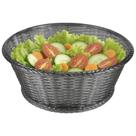 Fruteira Saladeira Acrílico Redonda Resistente Estilo Trança Premium