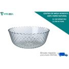Fruteira Tigela Saladeira Centro de Mesa De Vidro 31cm Momentos Vitazza