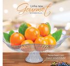 Fruteira vidro com pé