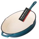 Fry Pan Hamilton Beach, ferro fundido esmaltado, 30 cm, azul marinho